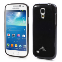 Силиконов гръб ТПУ MERCURY за Samsung Galaxy S4 mini i9190 черен